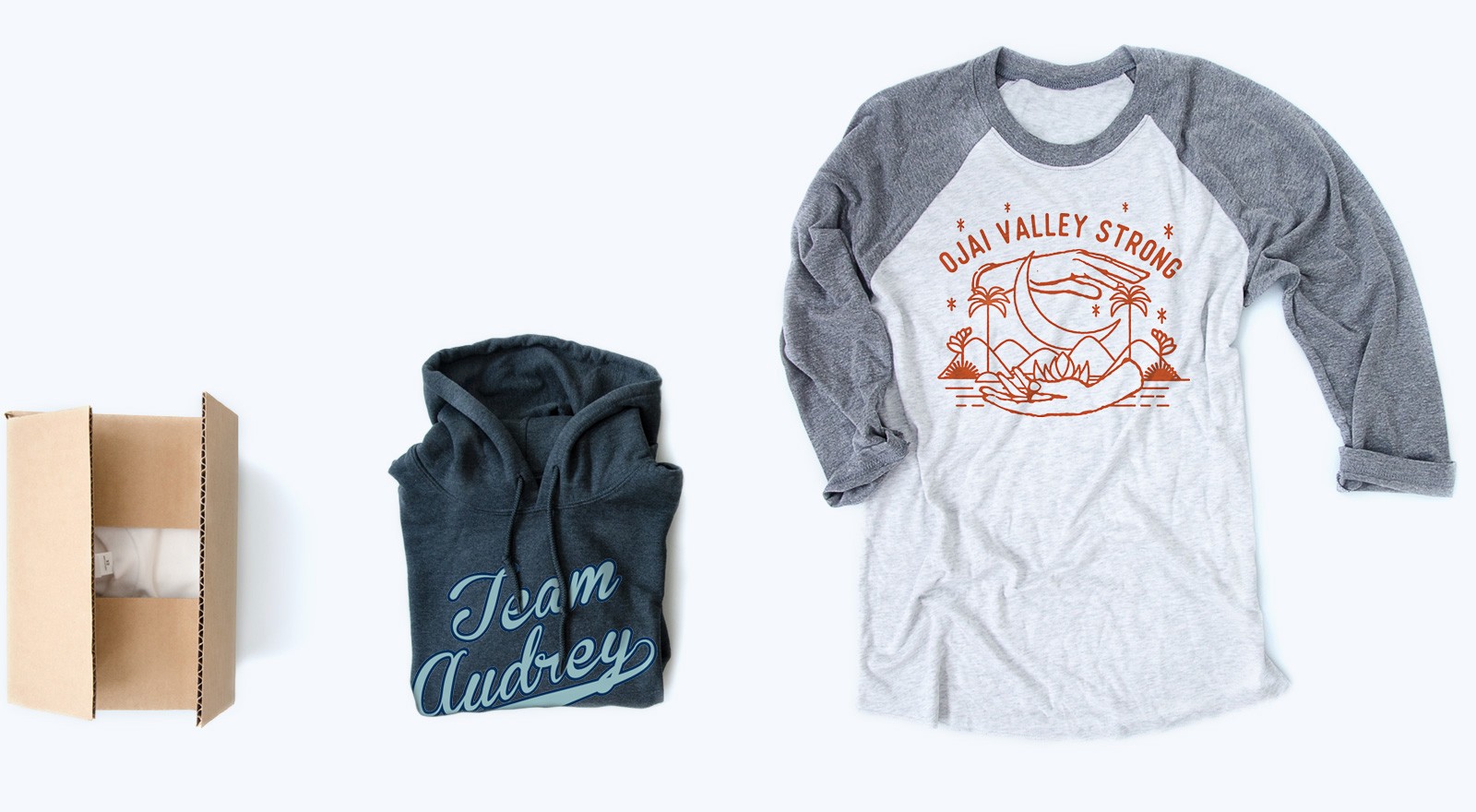 People wearing custom t-shirts